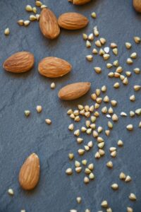Mandeln, Buchweizen, Buckwheat, Nuss, Nüsse, Almonds