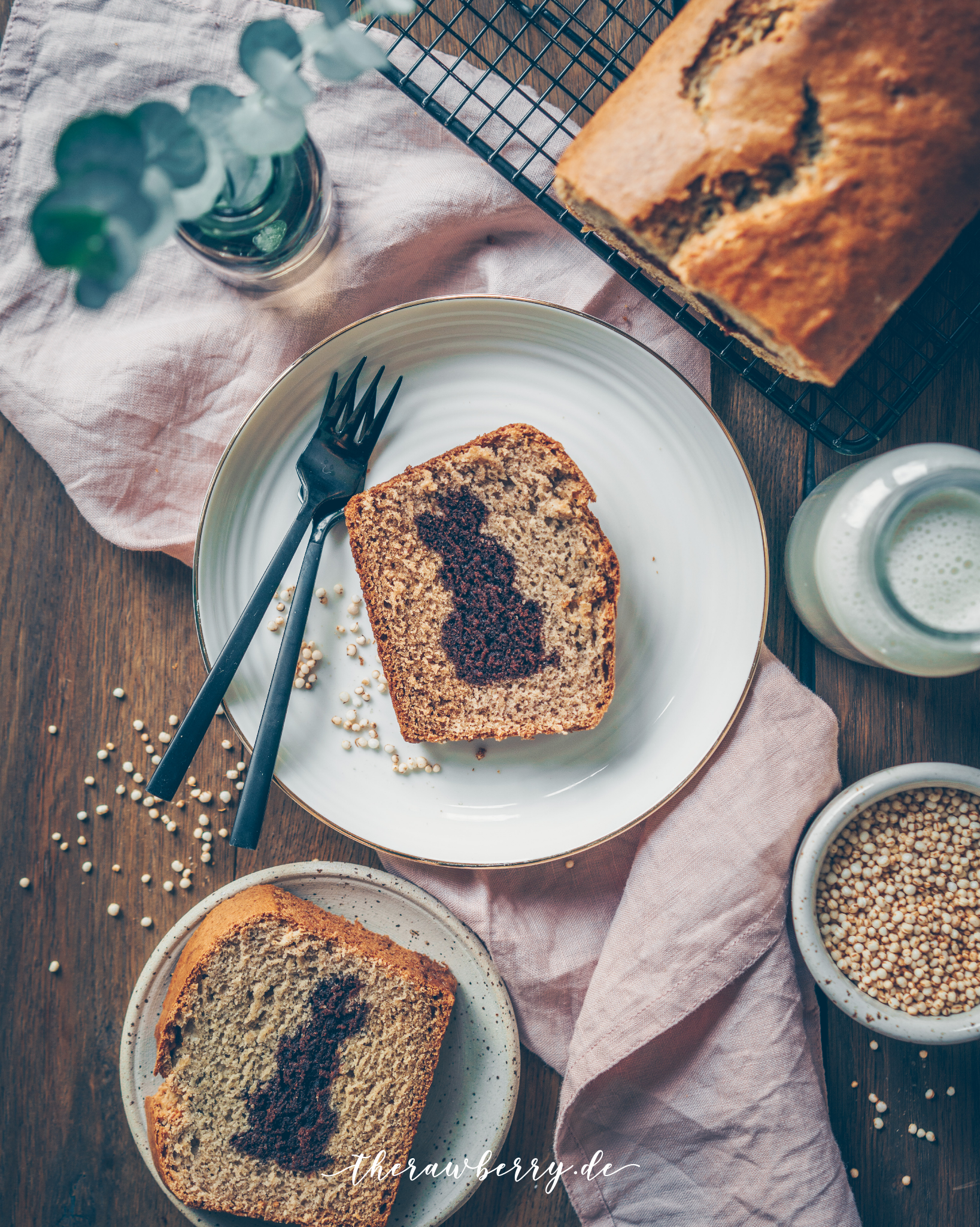 banana bread, Bananenbrot, banana, banana, bread, Brot, kuchen, cake, healthy, easy, einfach, gesund, delicious, lecker, gunner, easter, ostern, dairy free, vegan, lactose frei, Vollwertkost, diät diet, food, essen, dessert, Nachtisch, oster brunch, brunch, sweets, baking, backen, special, besonders, foodie, food photography, fotografie, Marie dorfschmidt, therawberry