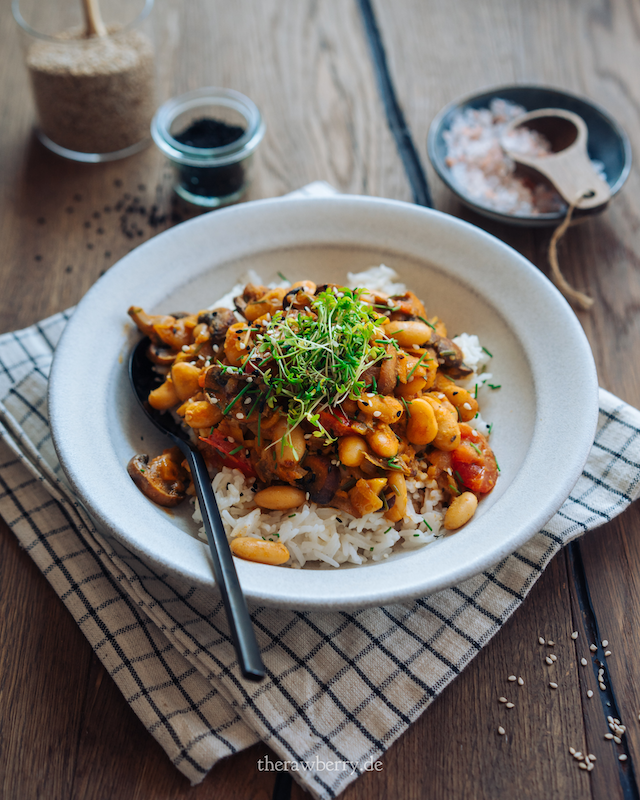 mittagessen, Abendessen, rezept, lunch, dinner, rice, low carb, vegan, simple, quick, einfach, rice, reis, high protein, proteinreich, gesund, healthy